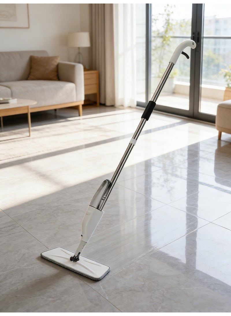 حصريا ممسحة أرضيات منزلية متعددة الاستخدامات، للتنظيف الجاف والرطب، تعمل بدون استخدام اليدين، مزودة بوظيفة رش الماء. - Image 1